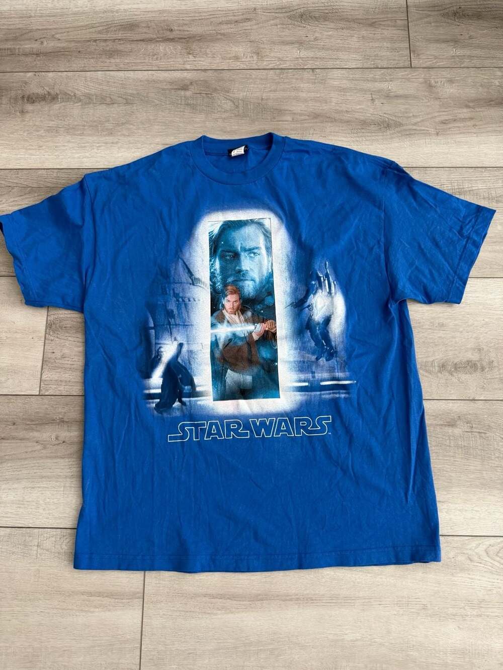 Y2K Vintage 2002 Star Wars Attack of the Clones Obi-Wan Kenobi vs Jango Fett Gra